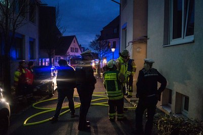 Bietigheim-Bissingen: Waschmaschinenbrand fuehrt zu starker Rauchentwicklung im Kronenzentrum
